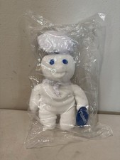 Vintage 1997 PILLSBURY DOUGHBOY 8" BEANBAG Plush Toy White New In Bag