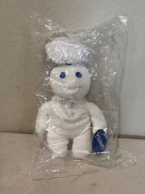 Vintage 1997 PILLSBURY DOUGHBOY 8'' BEANBAG Plush Toy White New In Bag