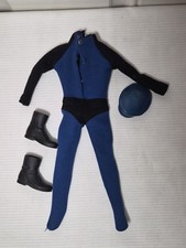 1967 CAPTAIN ACTION THE AMAZING SUPER HERO FIGURE OUTFIT, BOOTS HAT