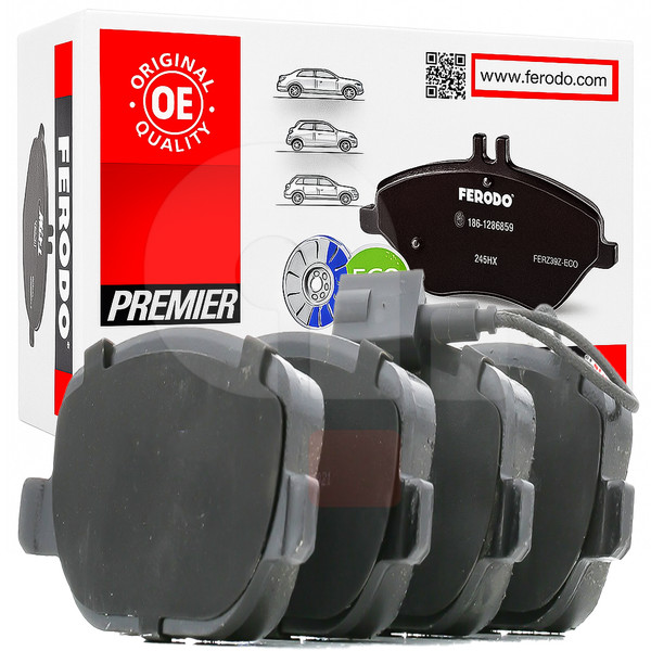 Ferodo BremsbeläGe Set Hinten FüR Alfa Romeo Giulietta 1.4 1.8 TB 1.6 2.0 Jtdm-image