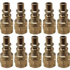 Milton 778 1/4" FNPT A-Style Plug Pack of 10