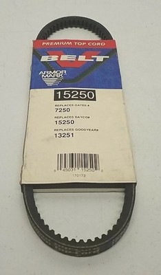 Armor Mark 15250 Premium Top Cord Cogged V-Belt   High-Performance 15250
