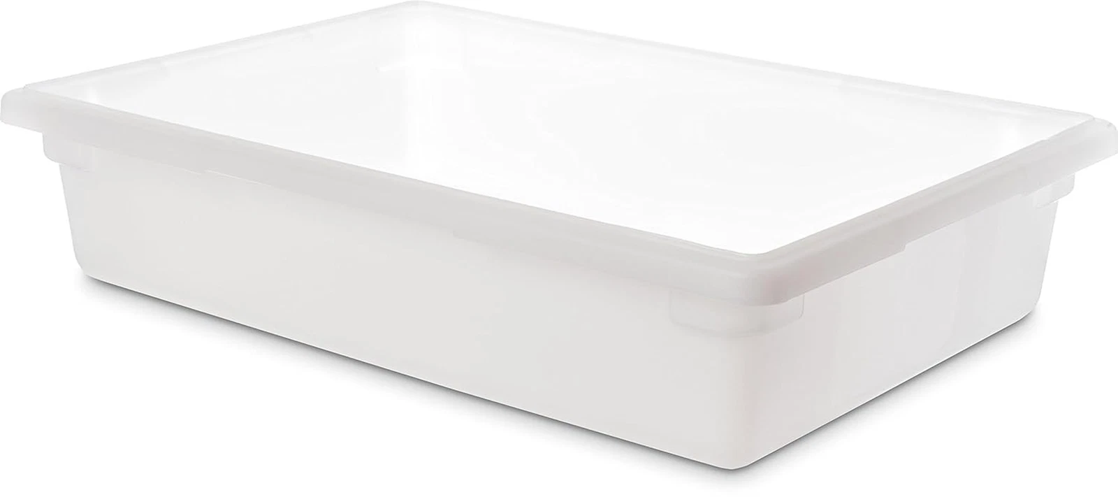 Storplus 8.5 Gallon Stackable Food Storage Containers - Set of 6, White