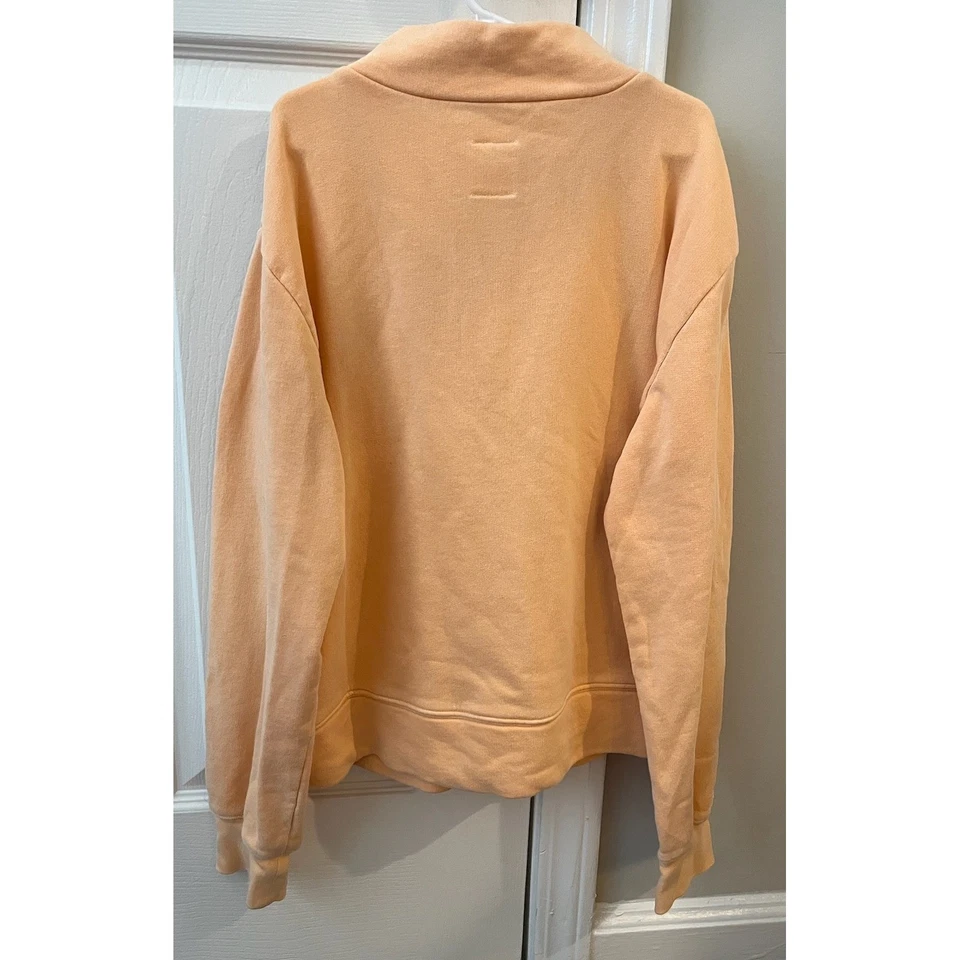 GAP Kids XXL (14-16) Melocotón Pullover Media Cremallera Sudadera Manga Larga Informal Foto 4 de 4