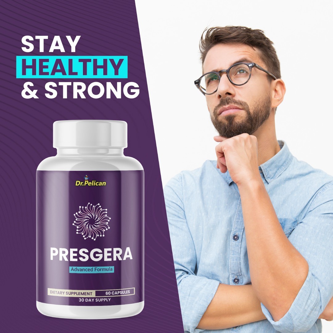 Presgera- Nootropic Supplement– Brain Health & Nerve Support- 1 Bottle