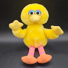 Vintage Playskool Sesame Street Big Bird Plush 9"