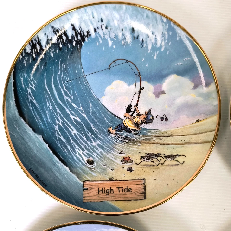 The Art Of Fishing Gary Patterson 6 Plates Danbury Mint Porcelain - Image 2 of 4