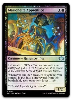 Marionette Apprentice #100 (Foil) (NM) Modern Horizons 3 MH3 Magic MTG