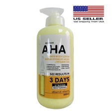 AHA Strong Brightening Body Cream Hydroxy Acid Vitamin C Whitening 500ml USA