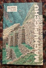 Machu Picchu Amano Collection with Watercolors & Spanish Text By Angel Valdez