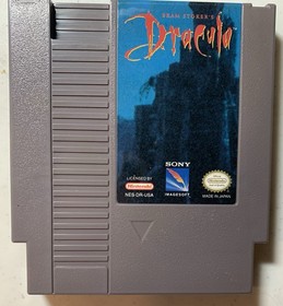 Bram Stoker&rsquo;s Dracula Nintendo NES Complete In Box! Very Uncommon. Great Shape