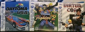 3 Game Set Virtua Fighter 2 Virtua Cop Dayton USA - Sega SATURN - CIB