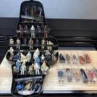 STAR WARS DARTH VADER Kenner CASE WITH Lot of 55 Vintage FIGURES