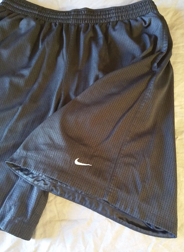 Vintage Nike Training/Workout/Sports Shorts Men's L Black EUC 9" Inseam - Picture 11 of 15