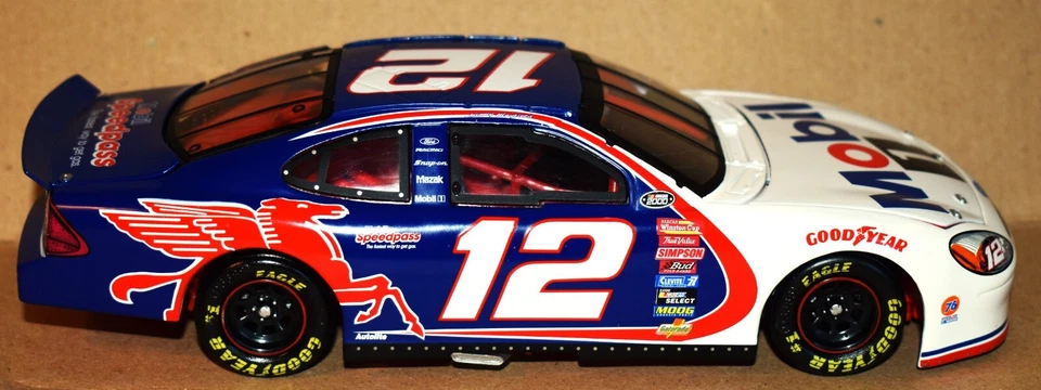 Ford Taurus 2000 1/24 #12 Jeremy Mayfield, móvil 1 edición limitada Estuche de espuma de poliestireno, nuevo en caja Foto 2 de 4