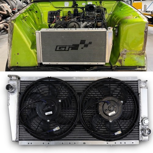 Radiateur ALU Renault 4L 4 R4 TRES Gros Volume Trophy Radiator Eau Aluminium - Imagen 1 de 10