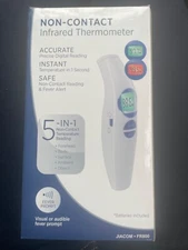 Advantus Non-Contact 5-In-1 Instant Infrared Thermometer With Fever Alert