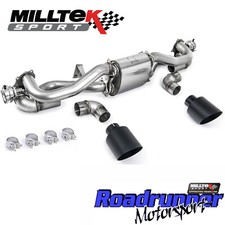 Milltek Porsche Boxster 718 GTS Scarico Punte Nere SSXPO155 Pre Feb 2020 Modelli