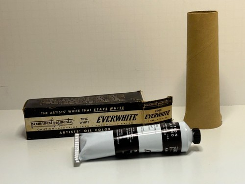 Permanent Pigments EverWhite Zinc White Artists’ Oil Color LargeTube 4.75oz USA - Picture 2 of 7
