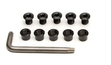 Vuelta TORX Alloy Chainring Bolt Set 8mm Double Black