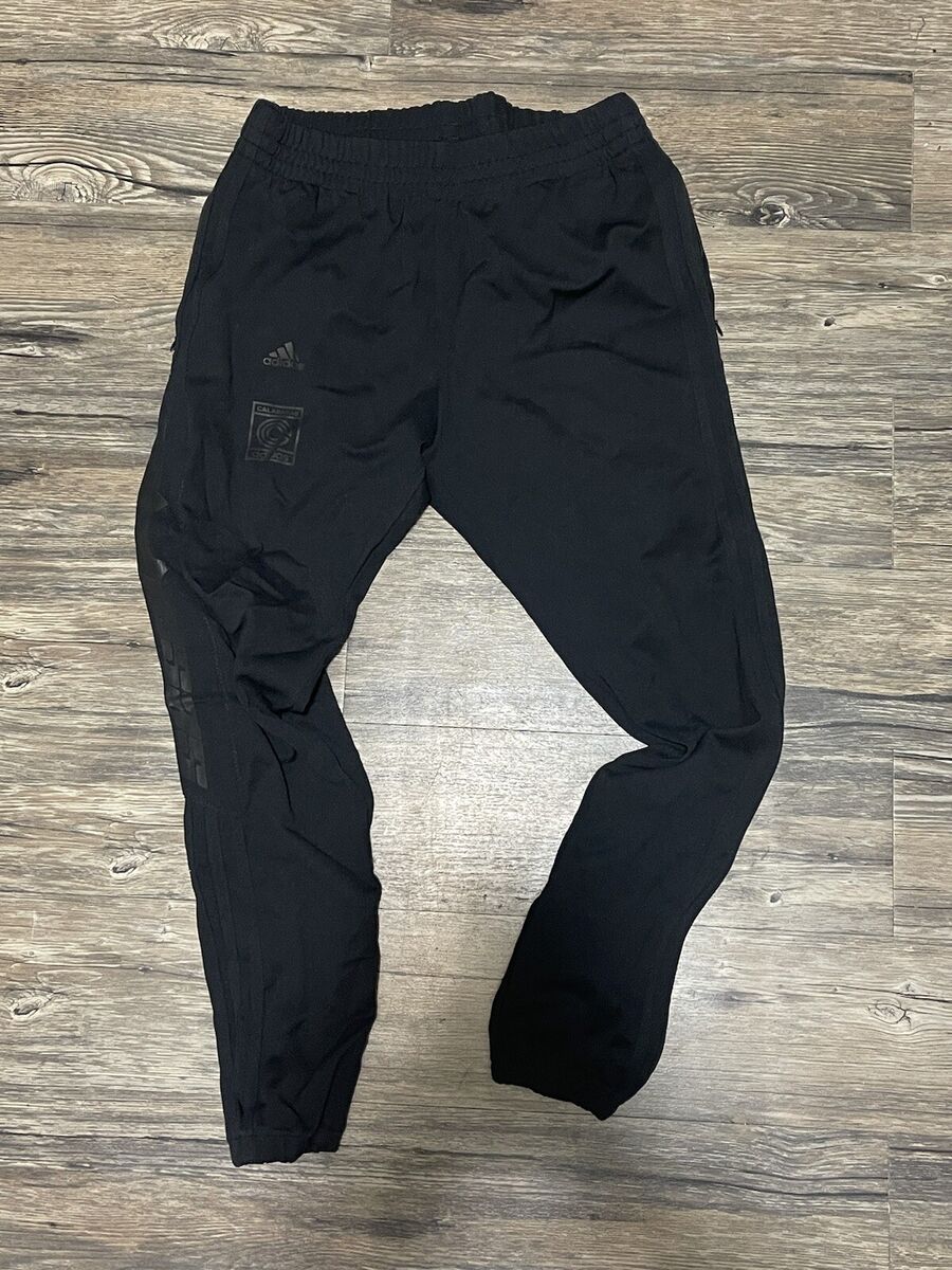 Adidas Yeezy Kanye West Calabasas Black Logo Track Pant Adidas Yeezy Kanye West Calabasas Black Logo Track Pant