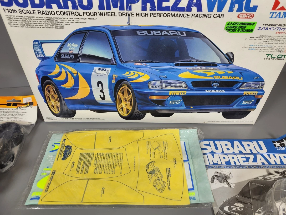 Tamiya 1/10 R/C Subaru Impreza WRC Race Car TL-01 Chassis Limited Edition  Built