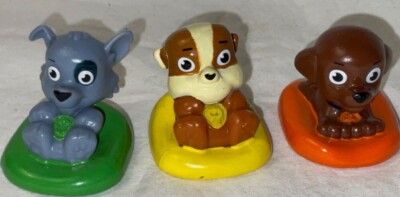 3 Paw Patrol Mini Pubs Bedtime Rockie Rubble Zumba Dogs Toy Rescue Dog Bed