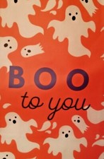 Halloween Reusable Tote Bag EXTRA Large 20" X 20" X 9" Boo to You Ghosts New