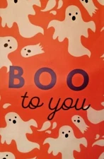 Halloween Reusable Tote Bag EXTRA Large 20" X 20" X 9" Boo to You Ghosts New