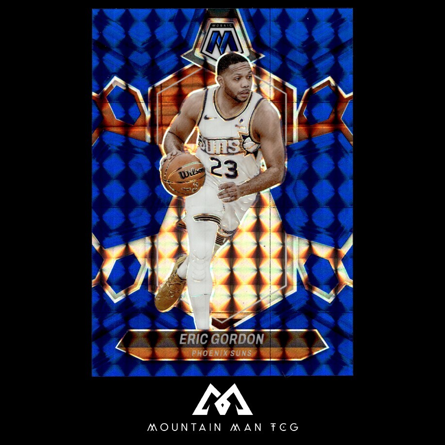 2023-24 Panini Mosaic - Blue Mosaic Prizm /199 #104 Eric Gordon