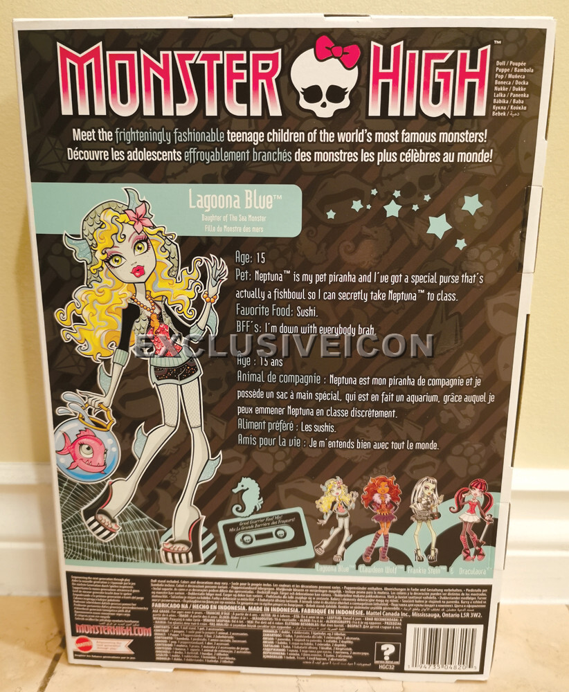 Monster High Original Boo-Riginal Creeproduction lot Lagoona