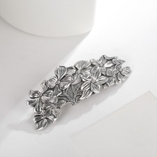 Amaxer French Flower Blossom Vintage Metal Barrette Hair Clip Styling Accessory