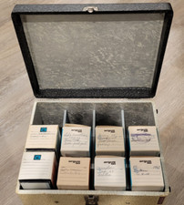 VTG Zephyrlite Argus 35MM 587 SLIDE Storage CASE with 8 TRAY MAGAZINES Holds 12