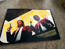 NYCC 2022 Pulp Fiction Marko Manev Poster Screen Print Art 36x24 1/1 See Picture