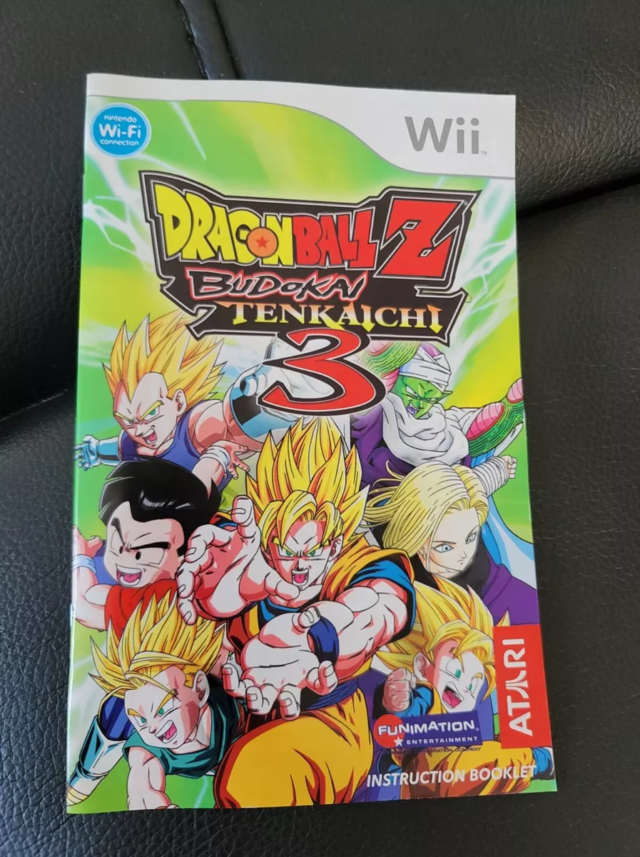 Dragon Ball Z Budokai Tenkaichi 3 REPRODUCTION ART Only No 