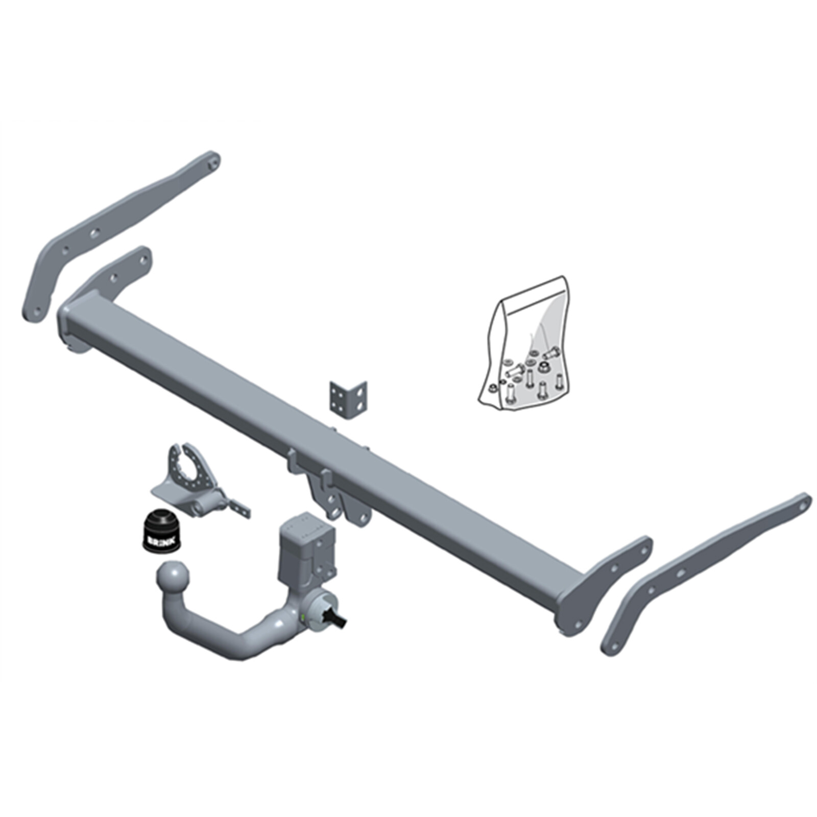 Brink Towbar for Ford Focus Estate 2018 Onwards Vertical Detachable