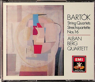 BARTOK String Quartets No.1-6 Alban Berg Quartett 3-CD (EMI W.GERMANY SONOPRESS)