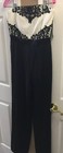 Ladies NY & Company (New) Beautiful Strapless Wide Leg One Piece Black Size 4 — photo 7