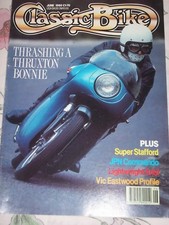 Classic Bike 06/90 Triumph Thruxton Bonneville, JPN Norton, Ariel, Vic Eastwood