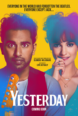 Yesterday movie poster (b) - 11 x 17 inches - Lily James | eBay