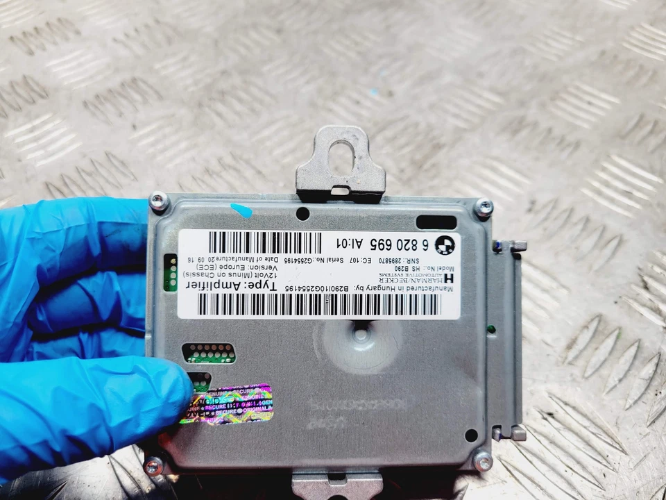 BMW M3 SERIE 3 COMP F30 2017 MÓDULO UNIDAD AMPLIFICADOR HARMAN 6820695 Foto 3 de 4