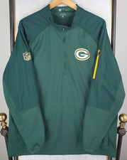 NIKE ON-FIELD x PACKERS Size XL Mens 1/2 Zip Performance Windshirt Golf Dri-Fit