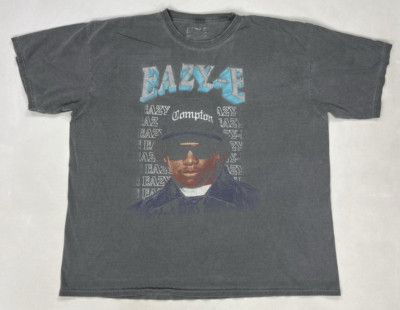 Eazy-E Graphic T-shirt Men XL Oversized Gray Short Sleeve Music