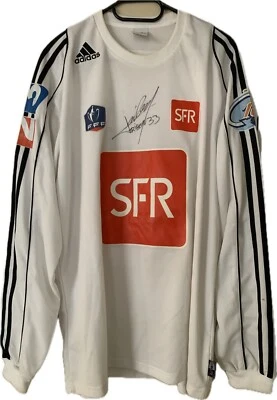 Maillot porté Angers SCO coupe de France 2007-2008 football autographe Tribeau - Photo 1/4