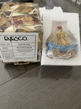 NIB Cherished Teddies Antique Sail Boat Mini Figurine 537241A Enesco