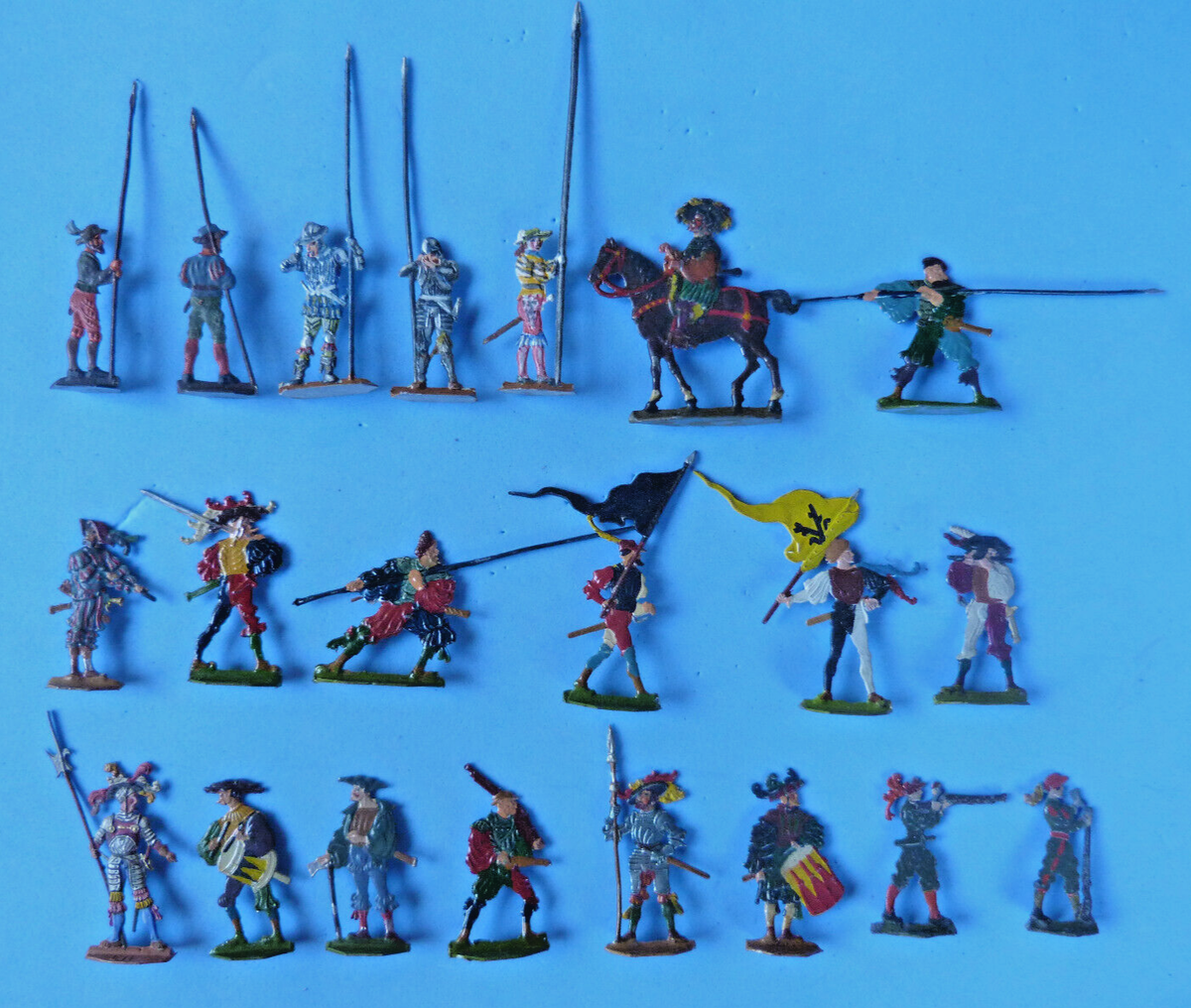 Figurines Étain – Zinnfiguren – Kulmbach 1959 – Renaissance – 30mm – Pièce Musée