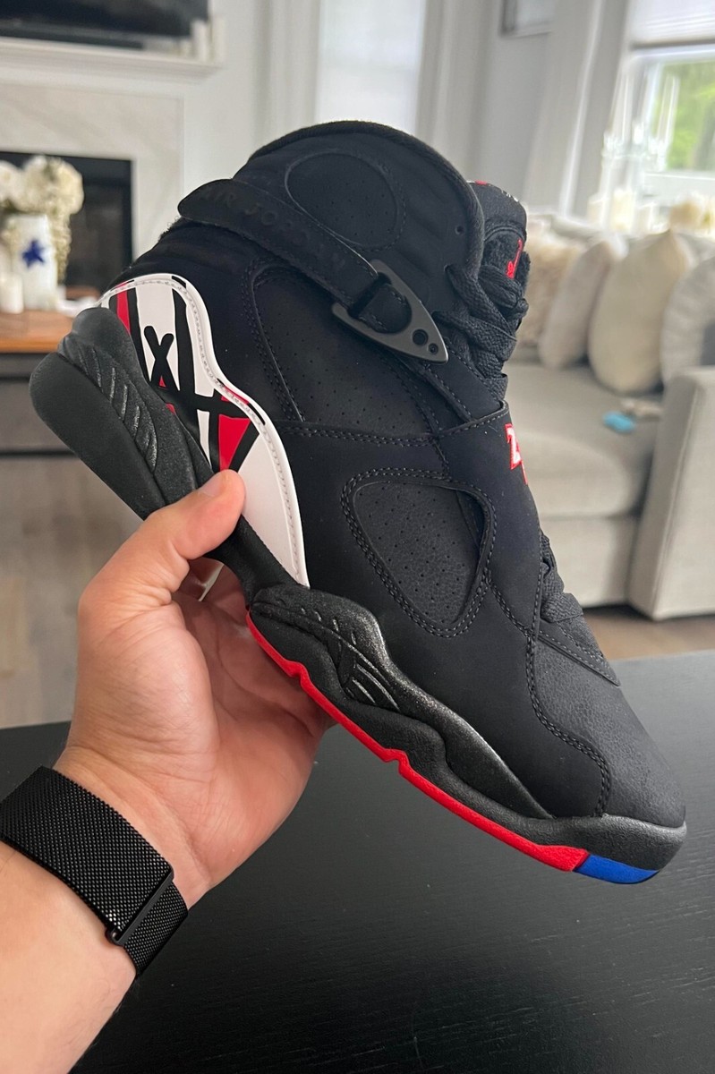 靴 AIR JORDAN 8 RETRO GS 24cm PLAYOFF Nike Air Jordan 8 Retro GS 'Playoffs' Black Red White size