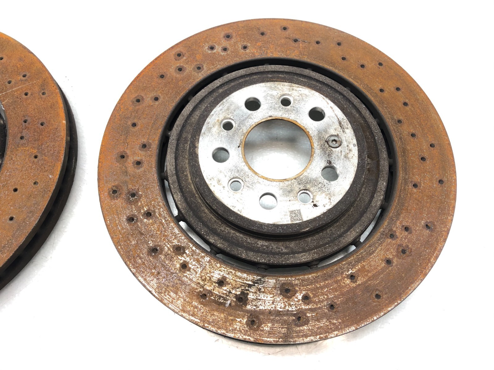 2014-2020 MASERATI GHIBLI S FRONT RWD BRAKE ROTORS SET X2 OEM.