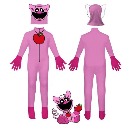 Poppy Playtime Chapter 3 Festival Costume Jumpsuit Fancy Dress Kids Boys Girl UK - Picture 10 of 29