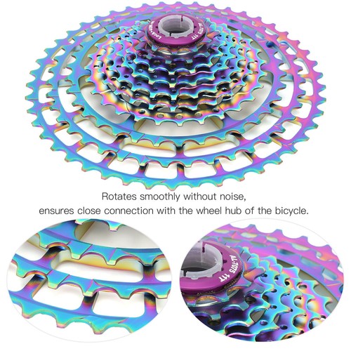 ZTTO 10 Speed Flywheel 11‑46T Cassette Hollow Bike Colorful Freewheel - Picture 5 of 12